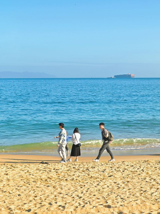 深圳的冬天雖然沒有雪，但是有海啊