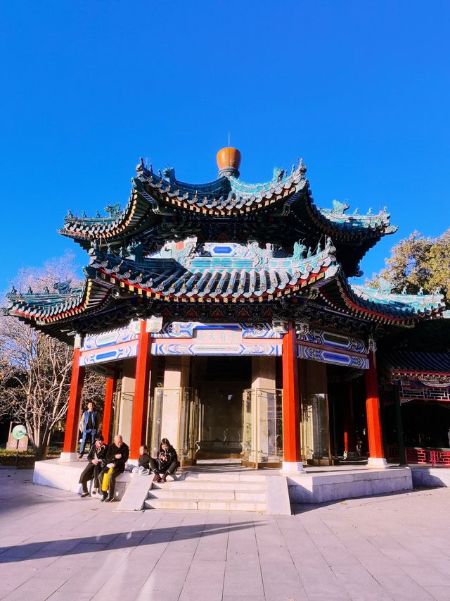 北京中山公園之秋，3元門票