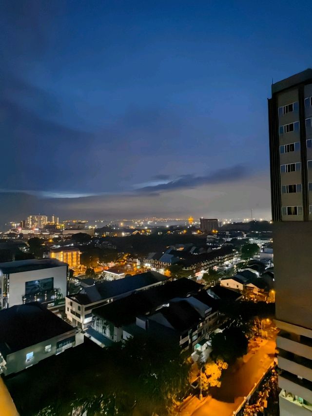 View of Singapore Skyscrapers From Batam 