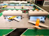 15萬塊LEGO打造出迷你桃園機場