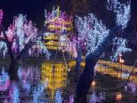 The amazing Christmas illumination at Bihoku Park