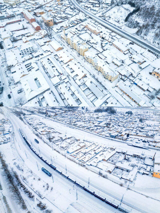 一下雪就想起這童話雪屋冬季的橫道河子太美了