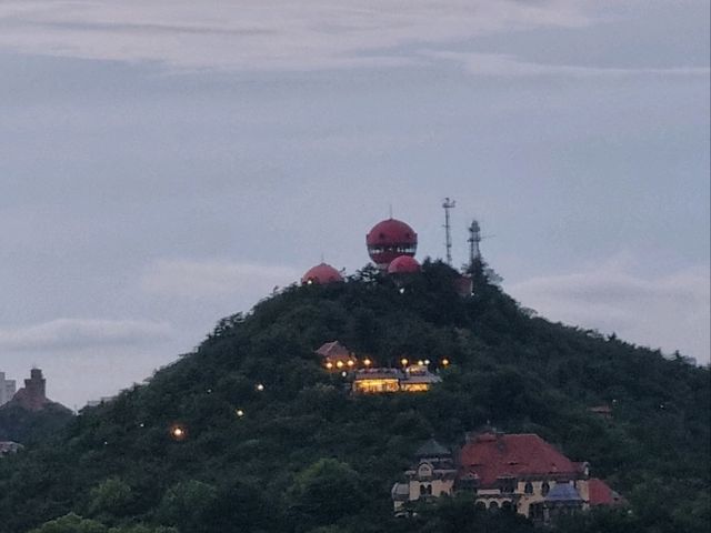 칭다오 바다가 한눈에 보이는 전망대 <소어산 공원>