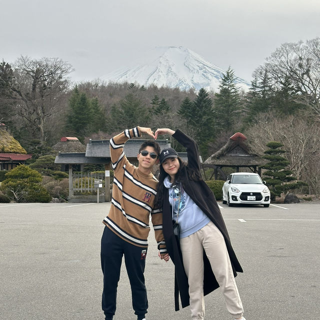 Jumping for Fuji: My Epic Leap with Mount Fuji in the Background