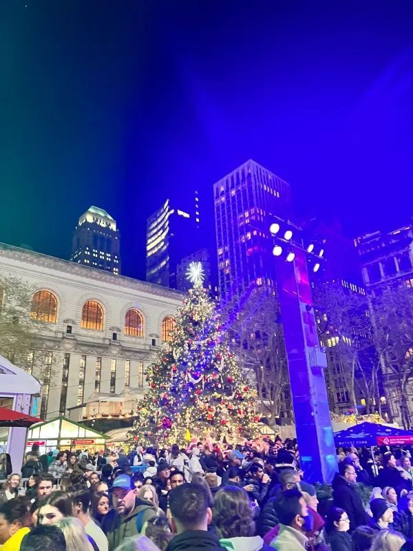 Bryant Park in NYC this year