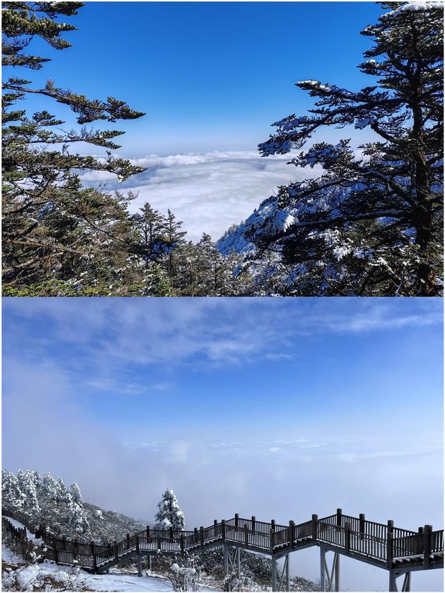 成都周邊玩雪怎麼選？ | 瓦屋山西嶺雪山