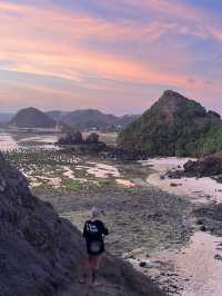 Watching Sunset at Seger Hill in Lombok, Indonesia 🇮🇩