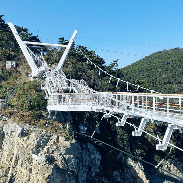 Breathtaking Views and Thrills at Songdo Yonggung Suspension Bridge 🇰🇷