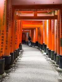 A trip to Fushimi Inari Temple in Kimono