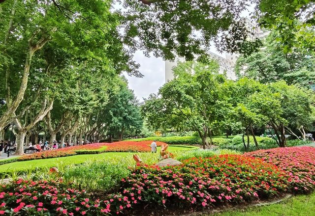 上海襄陽公園：靜謐與繁華的交融。