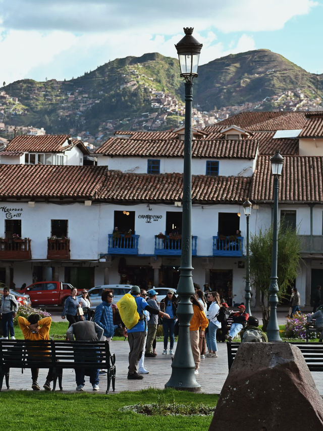 จตุรัสกลางเมือง Cusco ประเทศเปรู 