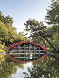 One of Japan's most renowned shrines, Sumiyoshi Taisha.