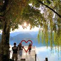 Lake bled is so beautiful in autumn 