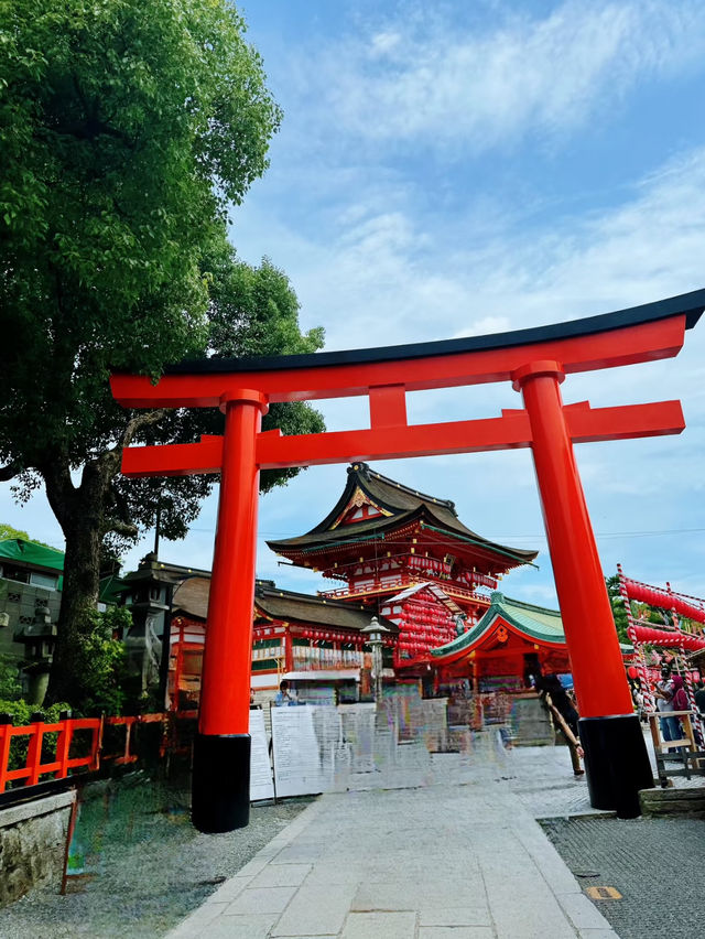 Day spent at a beautiful place Fushimi Inari Taisha🫶