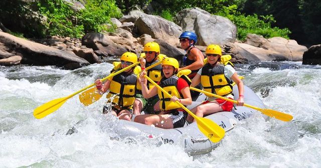 White water rafting on the nile 