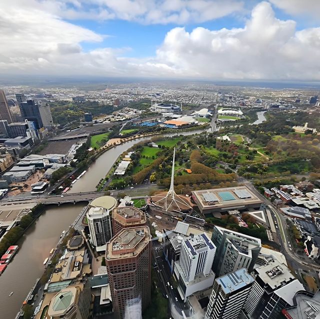 Souring Above Melbourne's Skydeck