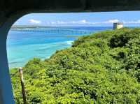 【沖縄・来間島】絶好のオーシャンビュースポット🏝️