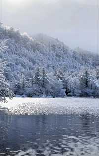 雪後的螺髻山，依然美得令人讚嘆