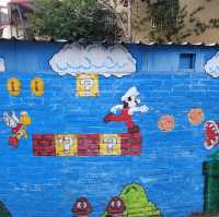 Cartoon Colours Come Alive on Painted Animation Lane