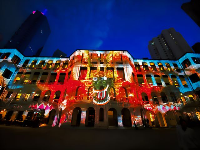 香港大館香港住了這麼久竟然剛知道這場光影盛宴