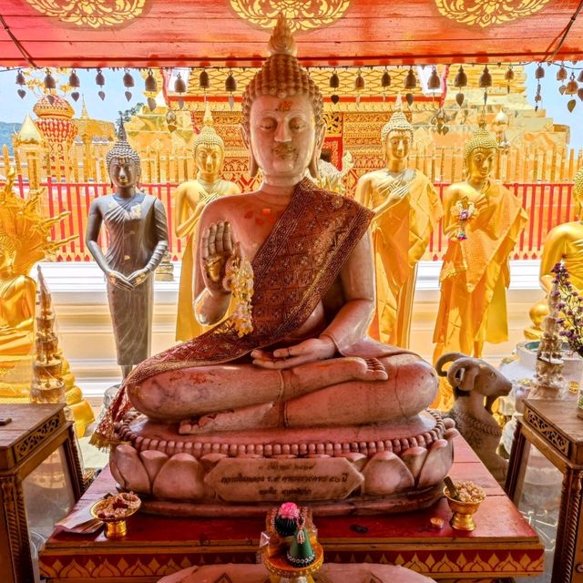 Golden Glow: A Journey to Wat Phrathat Doi Suthep