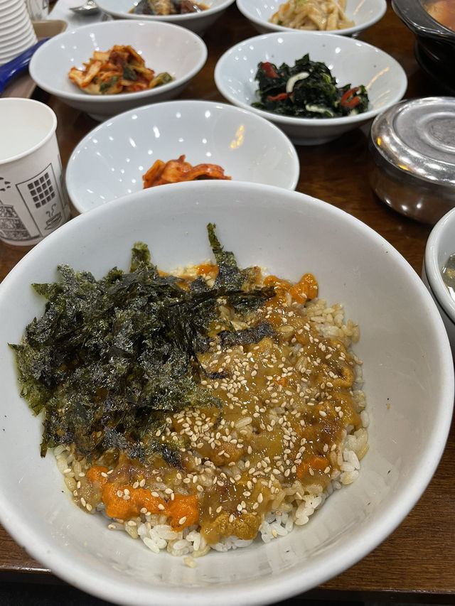 韓国🇰🇷 釜山で食べられる絶品ウニビビンバ🇰🇷