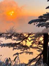 【冬日黃山】霧凇、雪景，感受冬日的美麗！