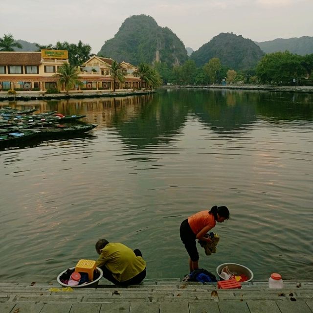 Morning Magic by the lake of Tam Coc