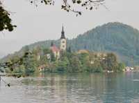 Serenity at Sunset: A Stroll Around Lake Bled