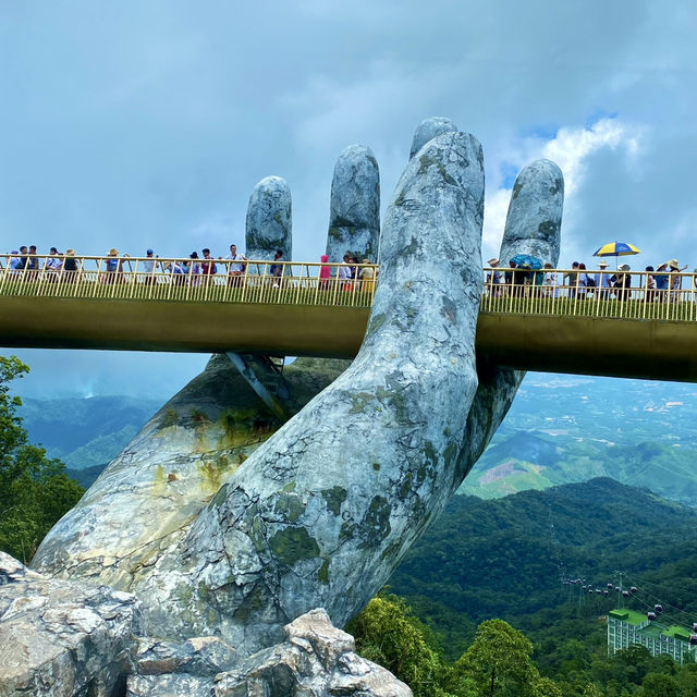 Magnificent Golden Hand Bridge of Bana Hills