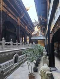 Beautiful temple in the city centre of Chongqing