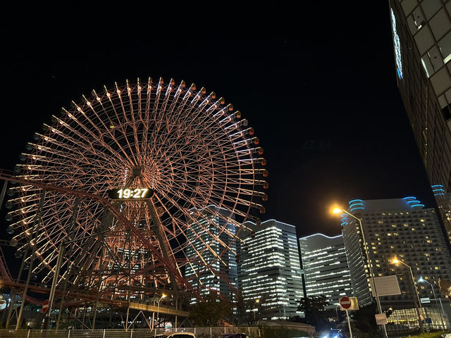 海風と夜景が楽しめる都会のオアシス🎡みなとみらい