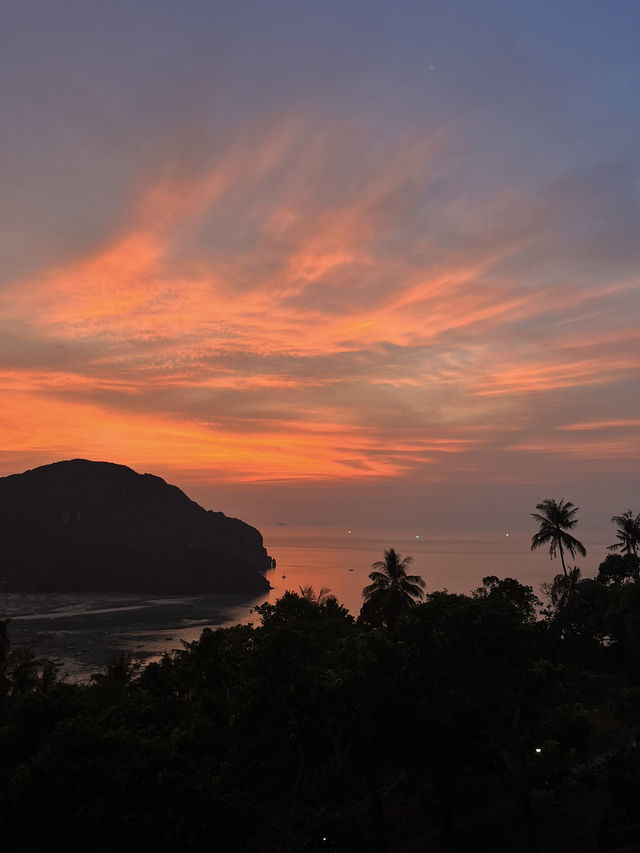 【🇹🇭ピピ島】絶景view pointで絶景サンセット☀️