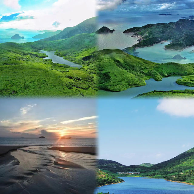 海上明珠 一半海水藍 一半草甸綠 邂逅嵛山島。