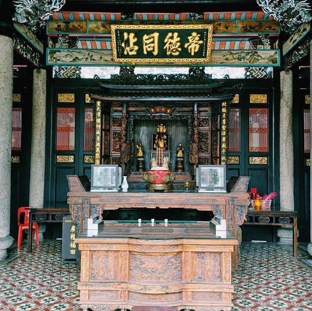 馬來西亞檳城喬治城標誌性華人文化歷史寺廟景點:韓江家廟 Han Jiang Ancestral Temple，適合拍照📸打卡