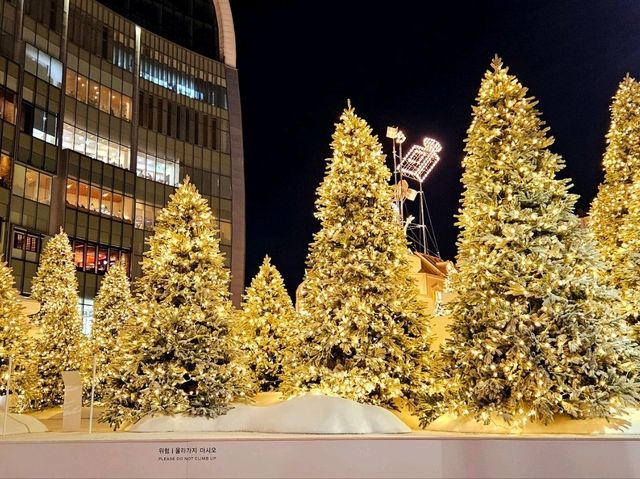 A Christmas decoration at Lotte World Mall