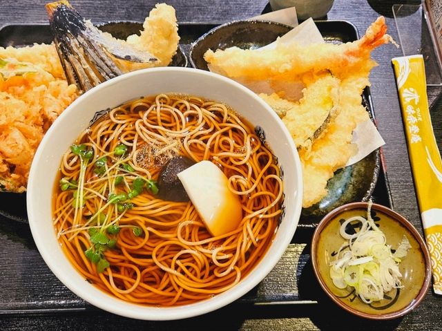 A traditional soba shop with reasonable price at Yokohama