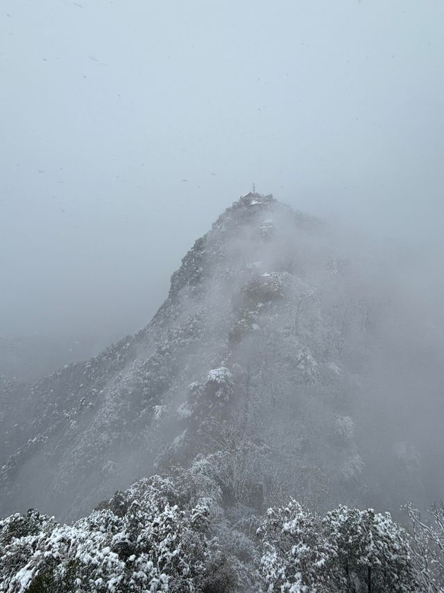 西安南五台|賞一場秦嶺初雪。