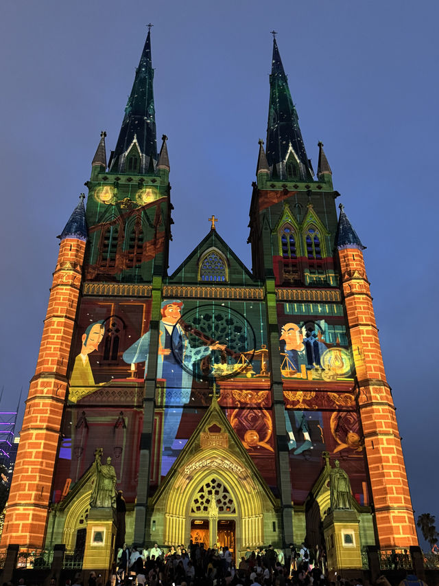 2024 St. Mary's Cathedral Light Show