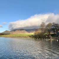 The stunning glacial lake of Derwentwater