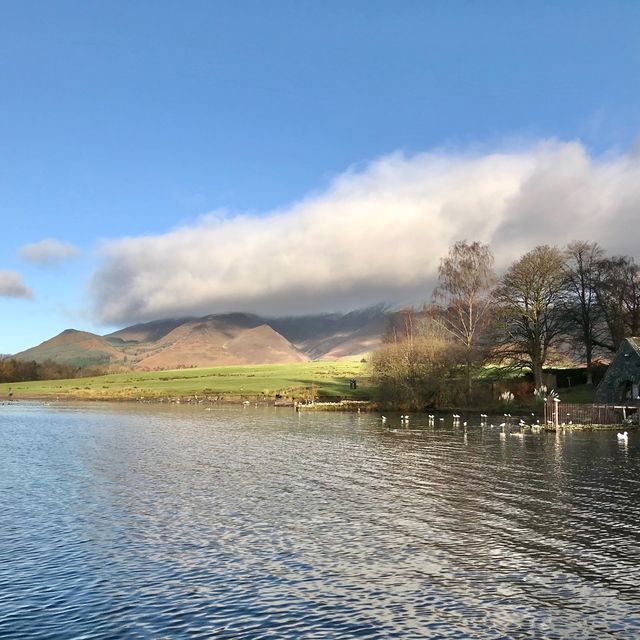 The stunning glacial lake of Derwentwater