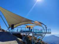 The longest zipline at Jebel jais, UAE