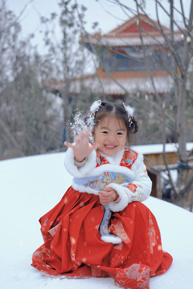 合肥又下雪了！園博園拍古風雪景照超有感！附攻略