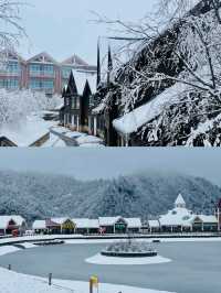 成都！西嶺雪山！雪景木屋酒店好正啊