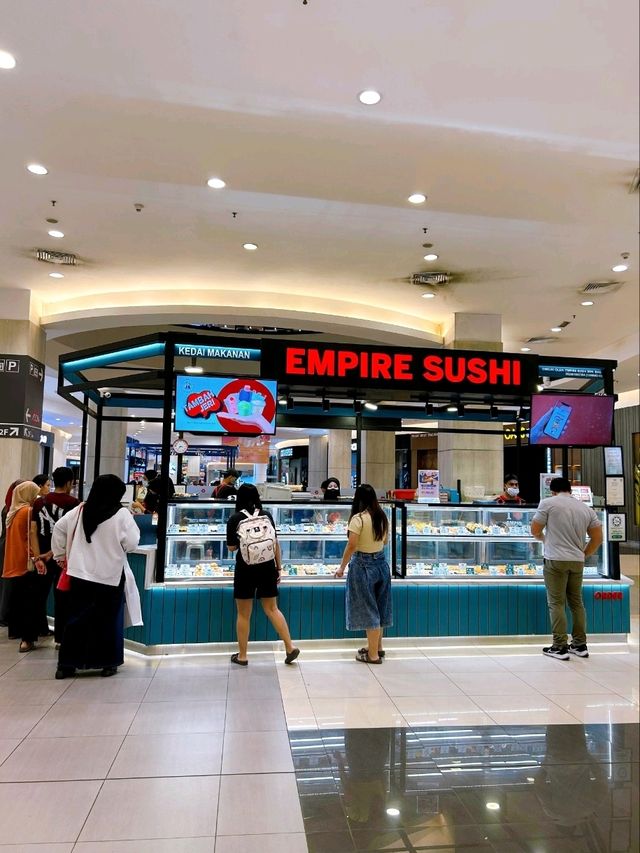 Affordable & Delicious Empire Sushi at Aeon Tebrau 