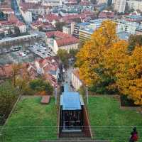 斯洛維尼亞Slovenia首度盧比安納，搭纜車登城堡飽覽全景