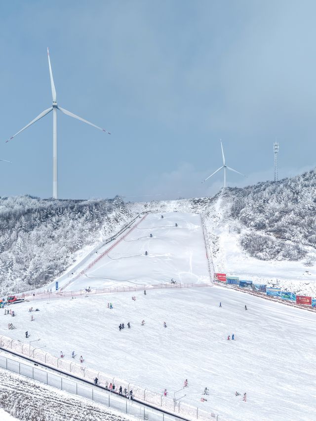 不用去東北，湖北人有自己的雪國世界