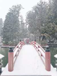 Danjo Garan Temple / A Snowy Day.