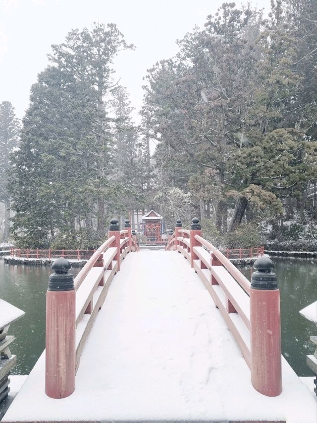 Danjo Garan Temple / A Snowy Day.