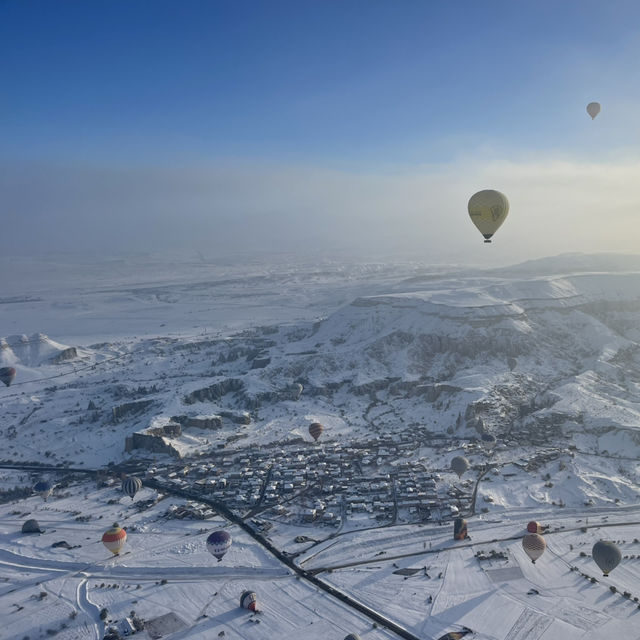 Christmas Magic in Snowy Cappadocia